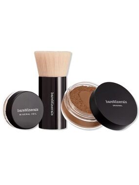 bareMinerals The Original Get Started Kit - GOLDEN DEEP - NIB - Full-size powder